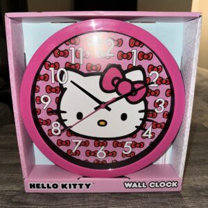 Hello Kitty 10" Pink Wall Clock