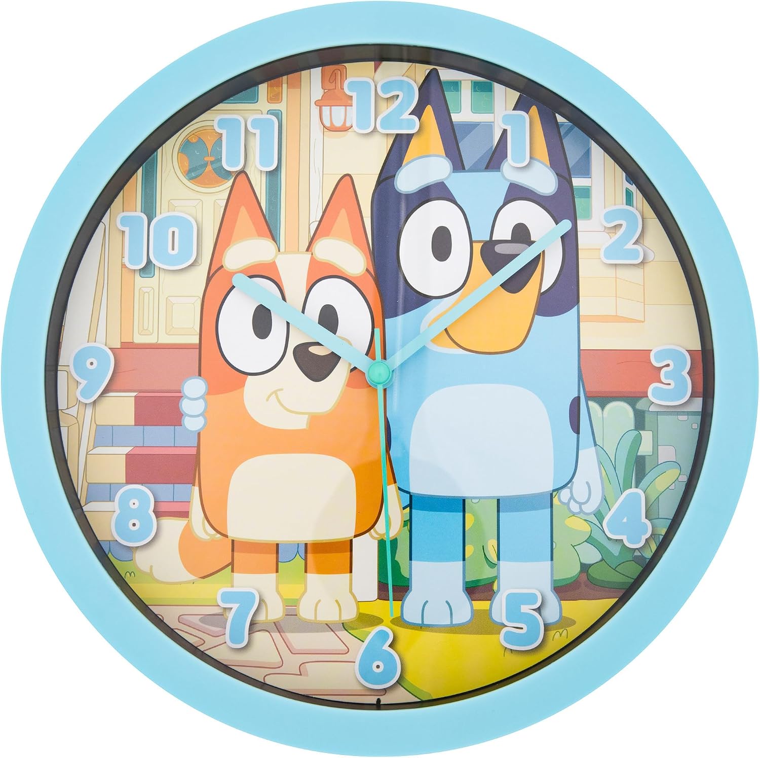 Accutime Bluey and Bingo 10" Wall Clock